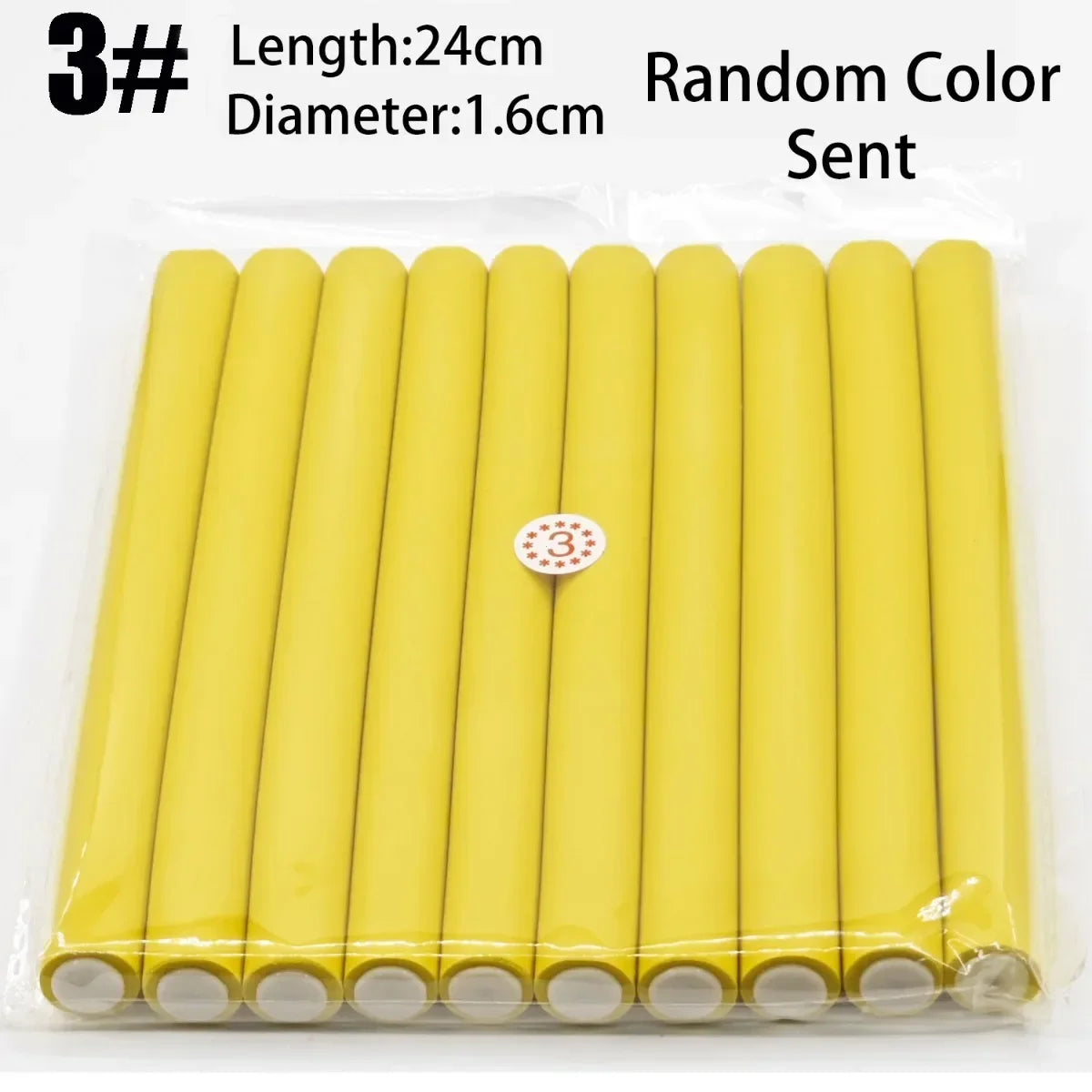 10pcs Flexible Hair Curling Rod Hair Curler Makers Soft Foam Bendy Twist Curls Flexi Rollers Styling Tools Hair Roller No Heat