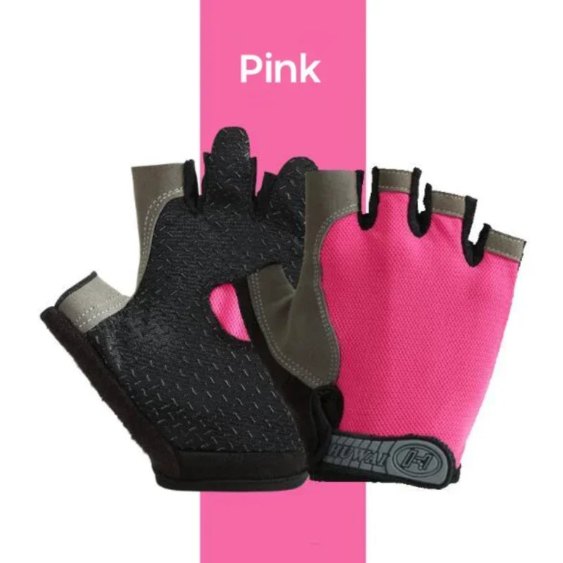 Breathable Anti-Slip Half Finger Gloves for Fitness Cycling Summer Gym Cycling Gloves for Men And Women Bicycle Riding Fishing