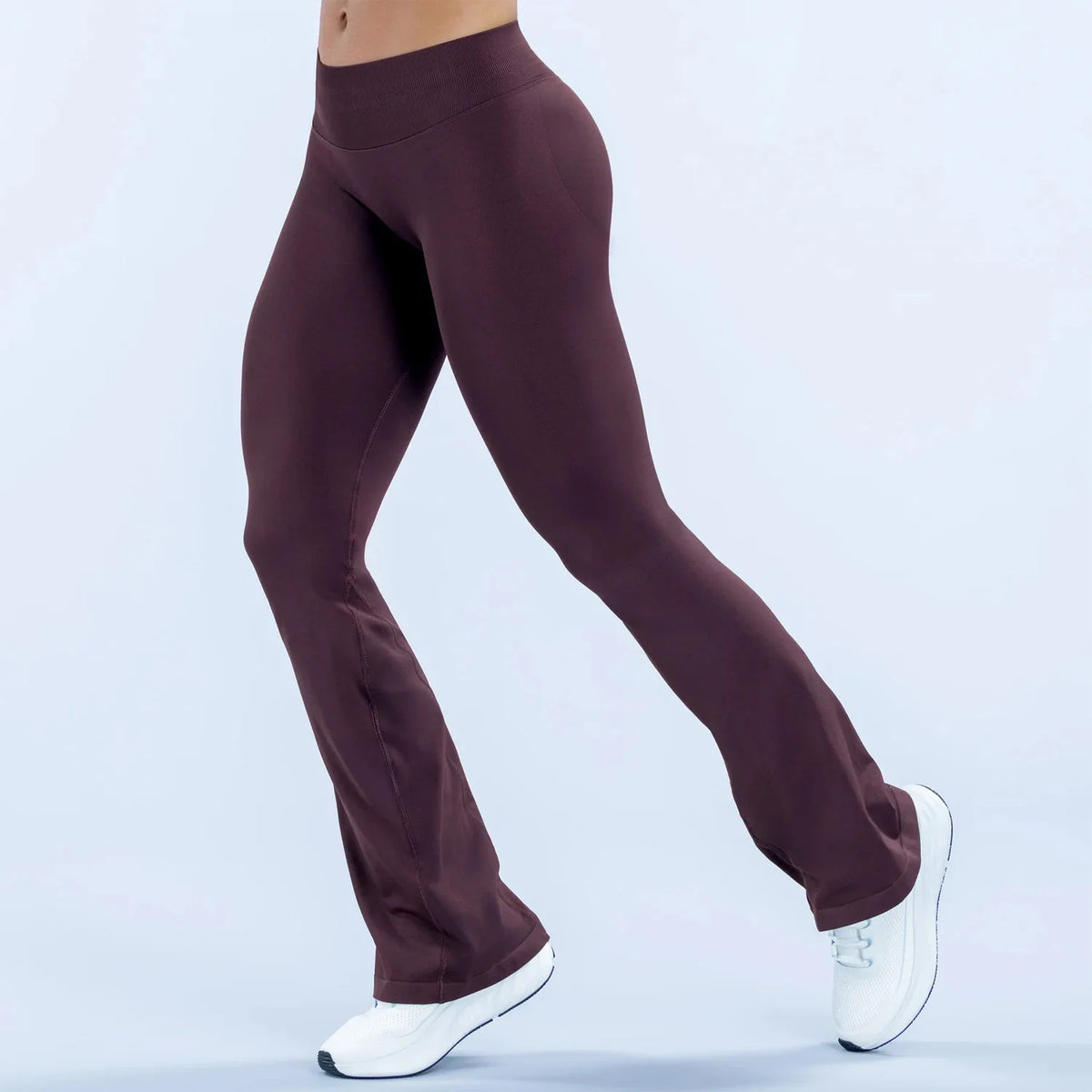 NCLAGEN Seamless Flared Yoga Leggings for Women's Fitness Workouts