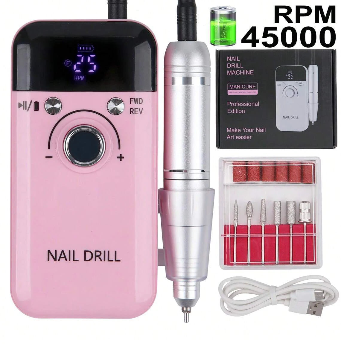 Electric Nail Drill Machine For Manicure And Pedicure Salon