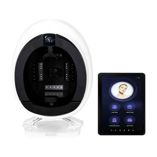 Professional Q1 Skin Analyzer Machine 36 Million HD AI Facial Skin Tester 8 Spectrum Imaging Smart Diagnosis Report Beauty Salon