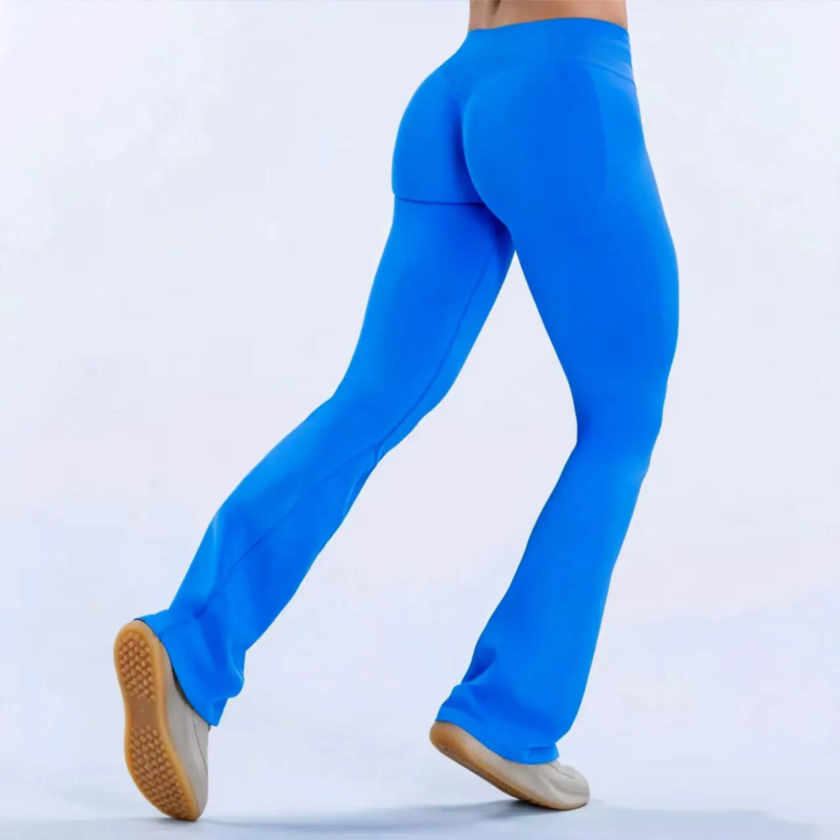 NCLAGEN Seamless Flared Yoga Leggings for Women's Fitness Workouts