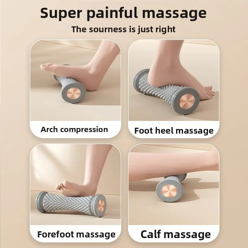 Four Seasons Foot Fascia Roller, Foot Massager, Yoga Muscle Relaxation, Arch Trainer, Home Foot Massage Wheel, Durable Structure
