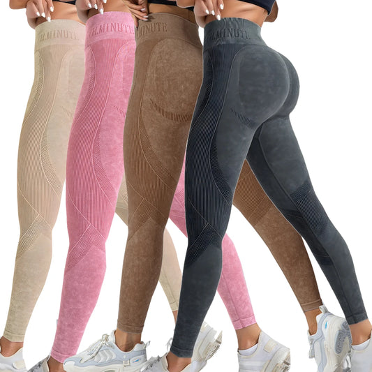 Women's High Waisted Seamless Butt Lifting Yoga Leggings for Fitness