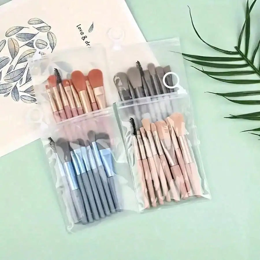 Portable Multipurpose Makeup Brush Set For Blush Eyeshadow And Concealer