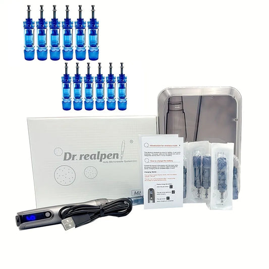 Microneedling Derma Roller Pen Kit for Skin Care Treatment