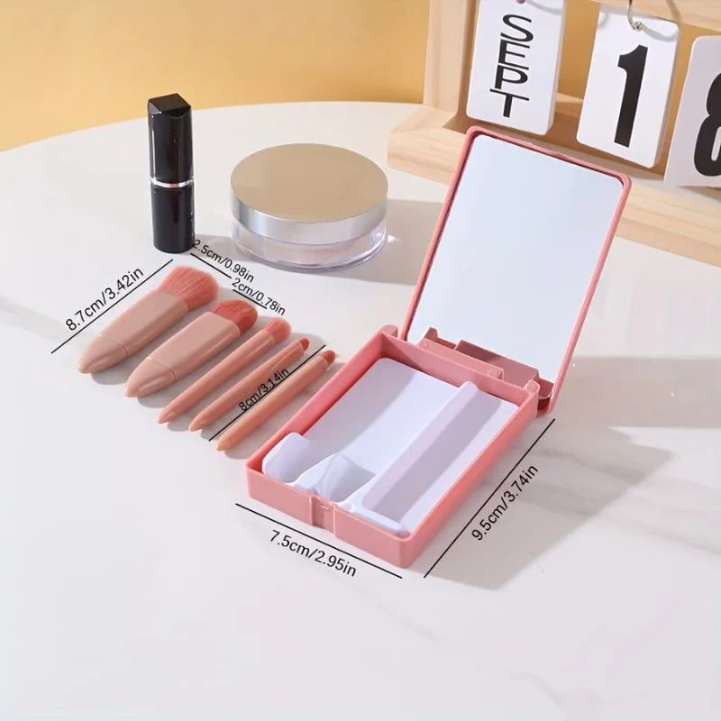 Soft Synthetic Makeup Brushes For Foundation Blush And Eyeshadow