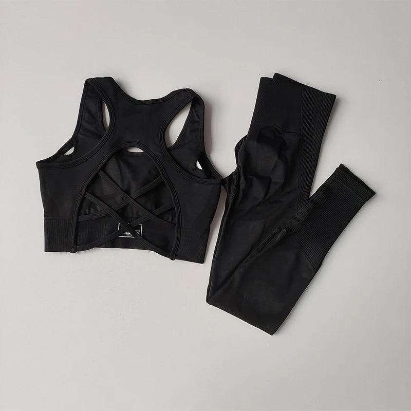 SKINOFSKIN Sports Bra Set for Fitness, Yoga and Running