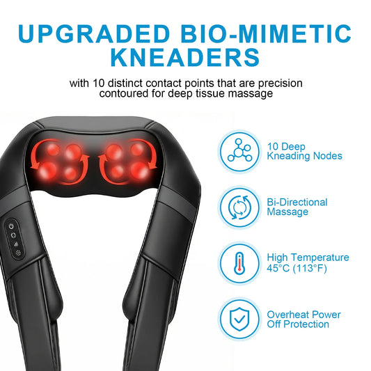 Leercon Shiatsu Neck And Shoulder Heated U Shape Massager