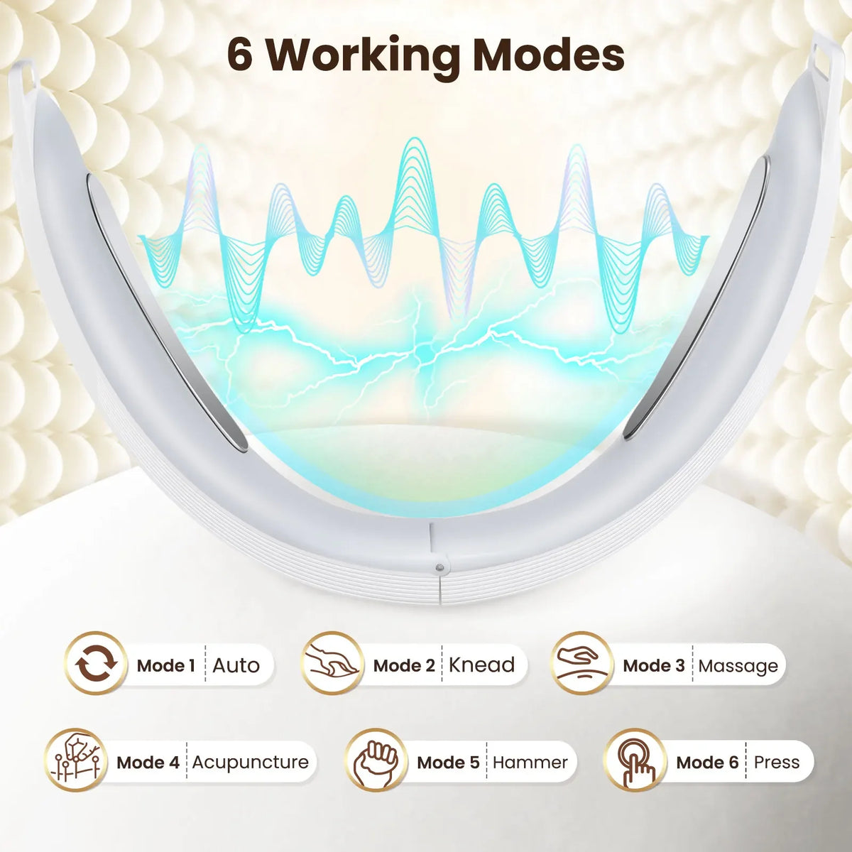EMS Facial Massager Band for Microcurrent Face and Jawline Toning
