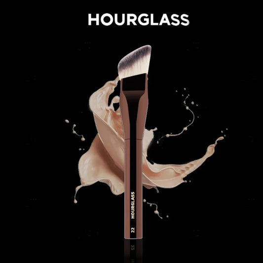 Hourglass Angled Liquid Foundation Brush for Cream Blush Makeup