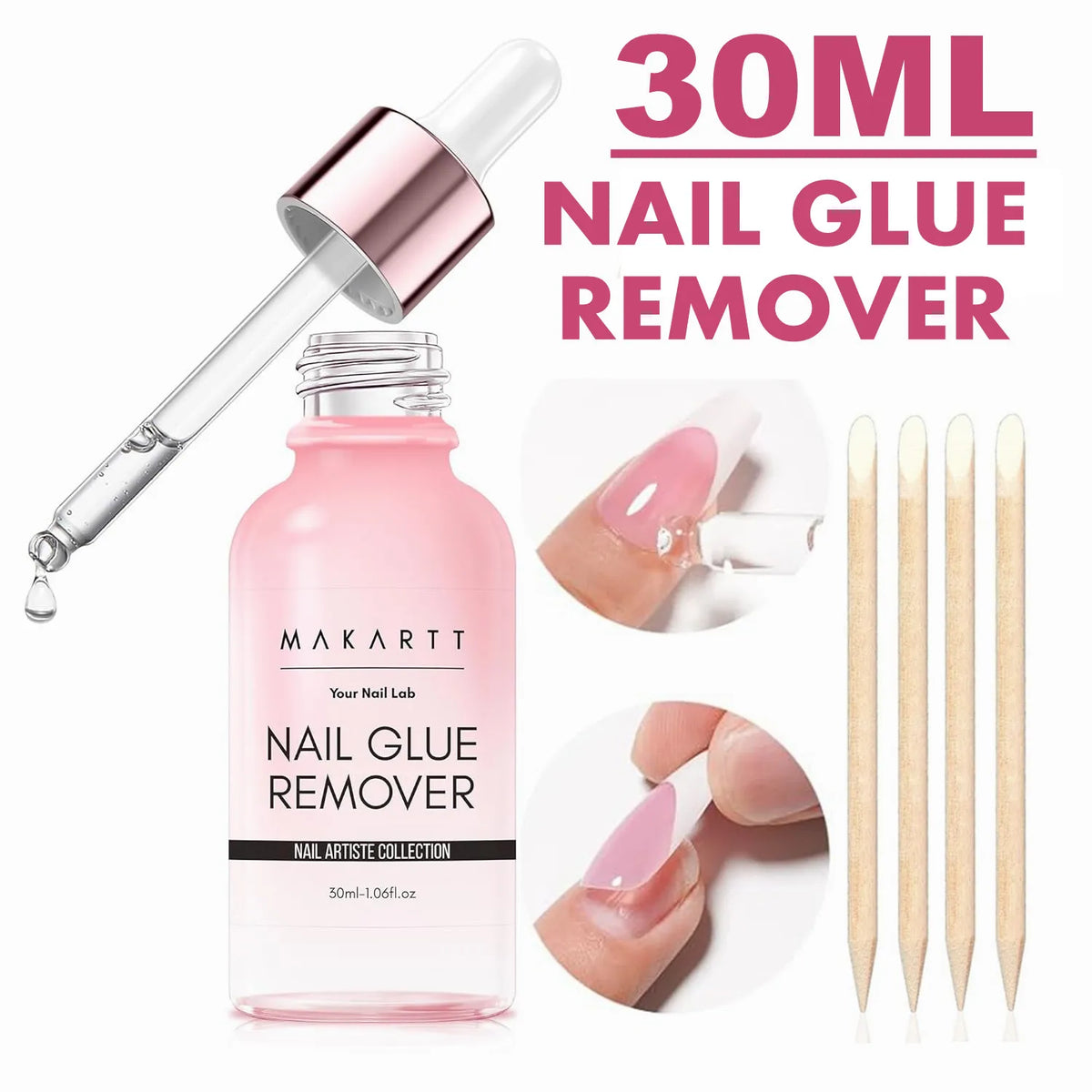 Makartt HEMA Free Semi Solid Nail Glue for Fake Tips