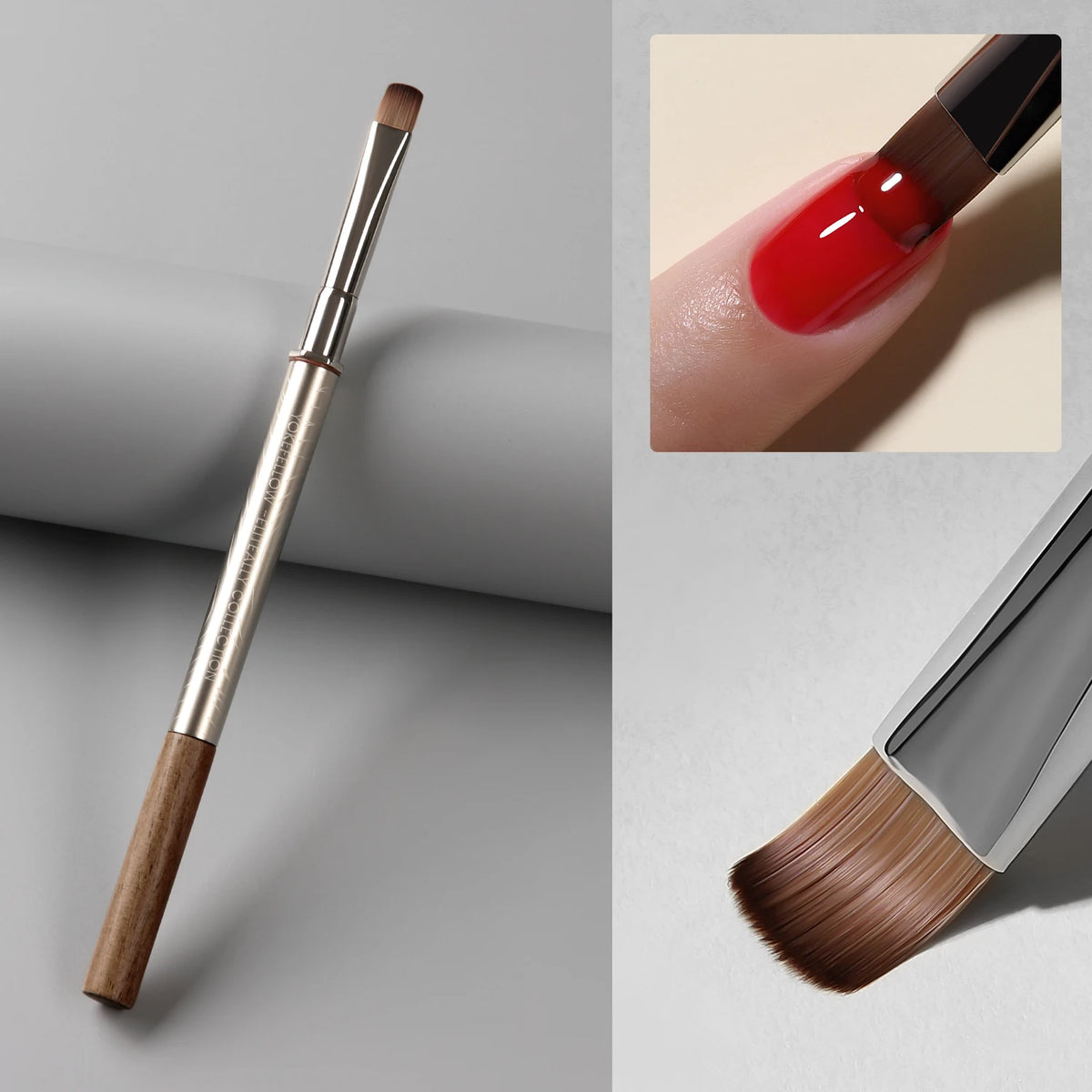 YOKEFELLOW Nail Art Brush Set With Interchangeable Gel Design Heads
