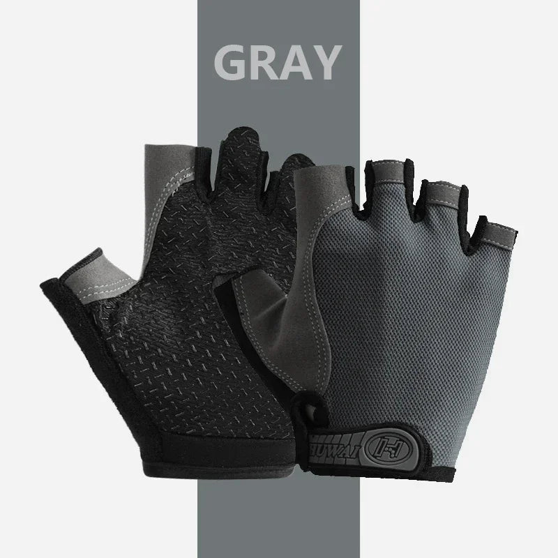 Breathable Anti-Slip Half Finger Gloves for Fitness Cycling Summer Gym Cycling Gloves for Men And Women Bicycle Riding Fishing