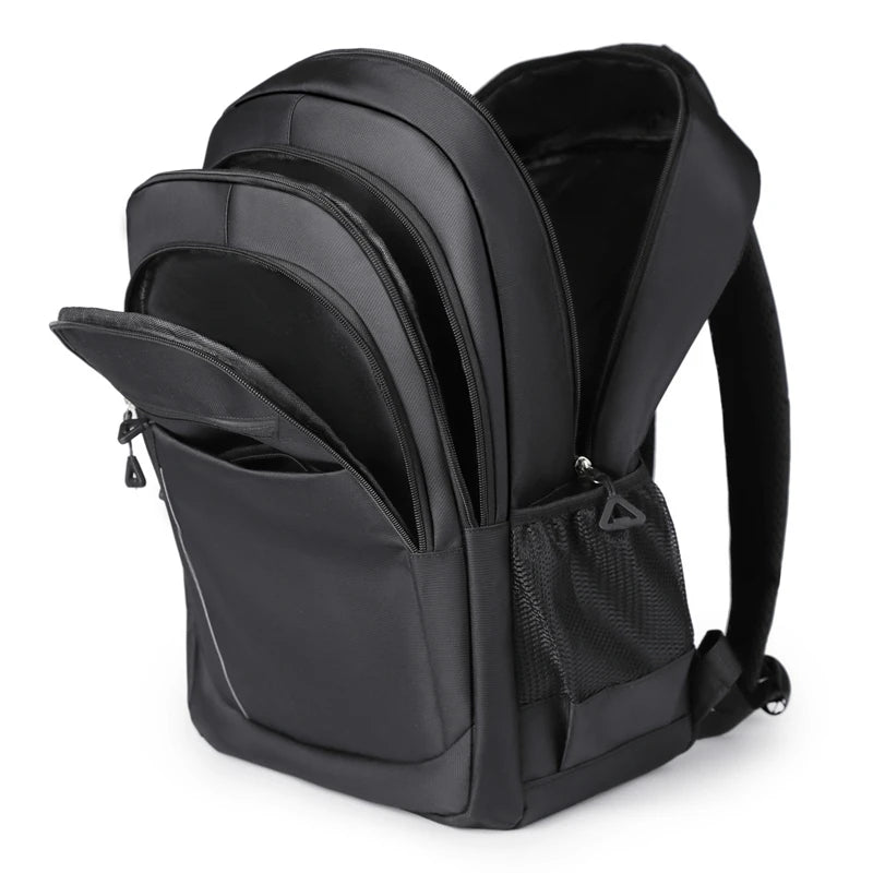 Backpack Large Capacity Multi-pocket Durable Oxford Fabric Adjustable Straps Business Travel Unisex Casual Minimalist