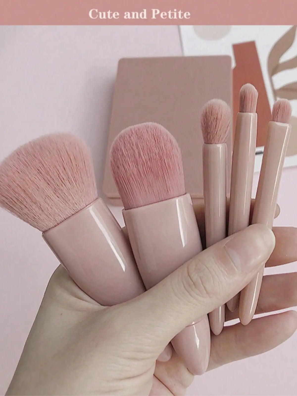 Portable Makeup Brush Set With Cosmetic Mirror Case, Eye Shadow, Foundation, Lip Brush, Concealer Makeup Tools, Gift For Women,Brush Set,Makeup Brush Kit,Make Up Brush Set,Make Up Set Complete,Makeup Brush Set,Complete Makeup