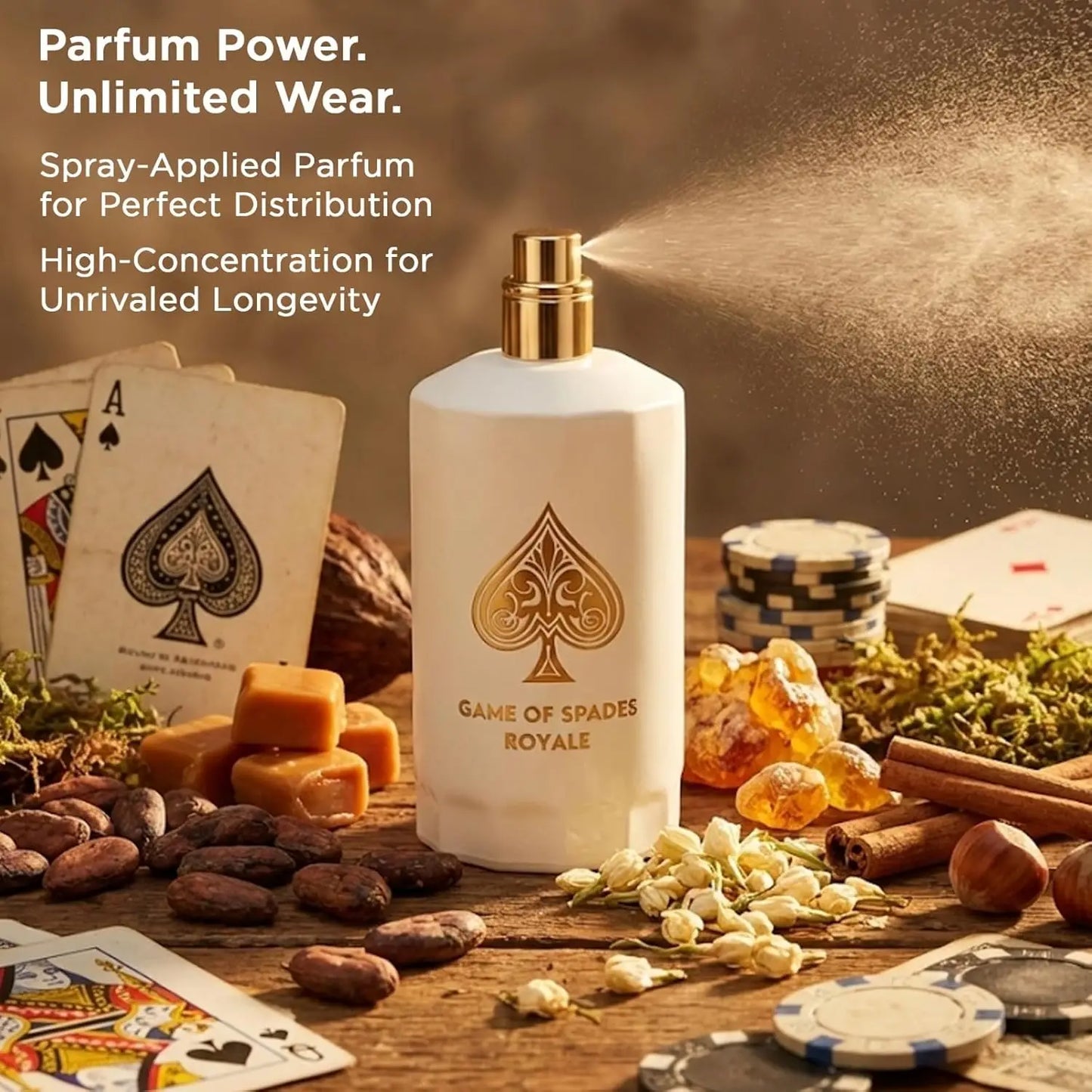 Jomo Milano Unisex Perfume, Warm Spicy Citrus Oud Scent, Long Lasting, Valentine’s Gift,Elegant Wooden Box Gift Packaging