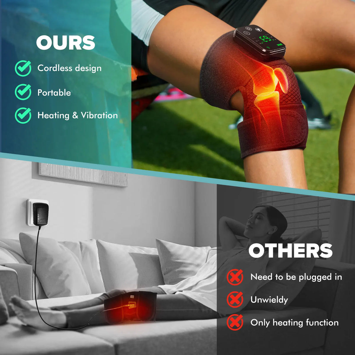 Intelligent Leg Electric Heating Knee Massage Device