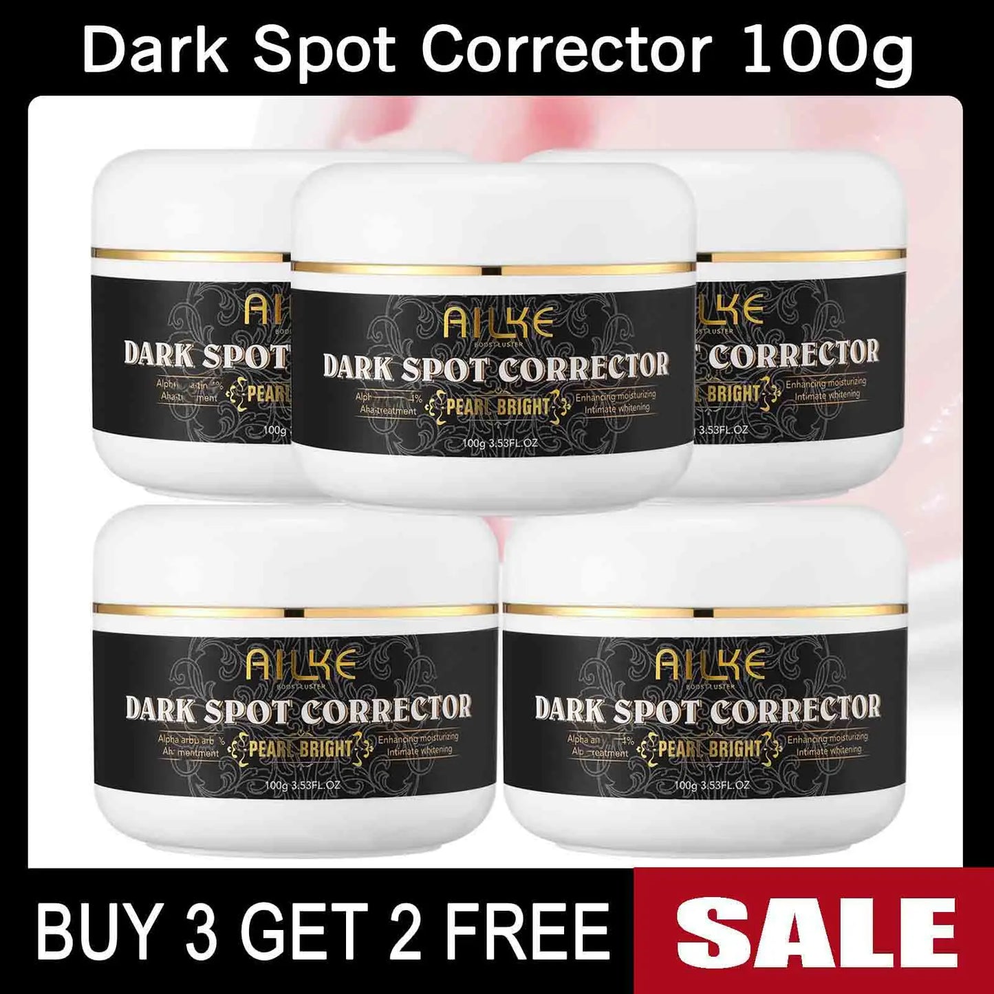 AILKE Collagen 5-in-1 Skin Care Set, Restore Skin Elasticity, Smooth Skin, Brighten, Even Skin Tone,For Face And Body Use Kit