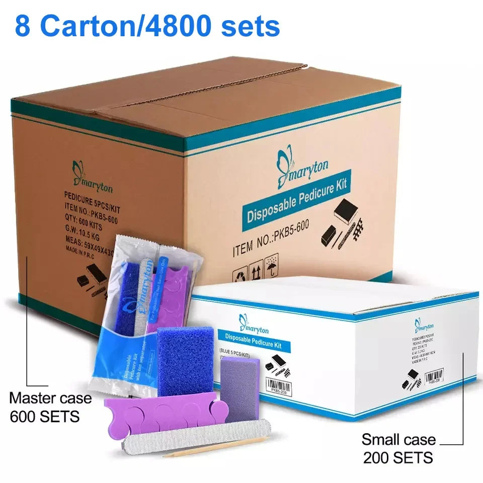Maryton Disposable Pedicure Set With Nail File And Sanding Tools