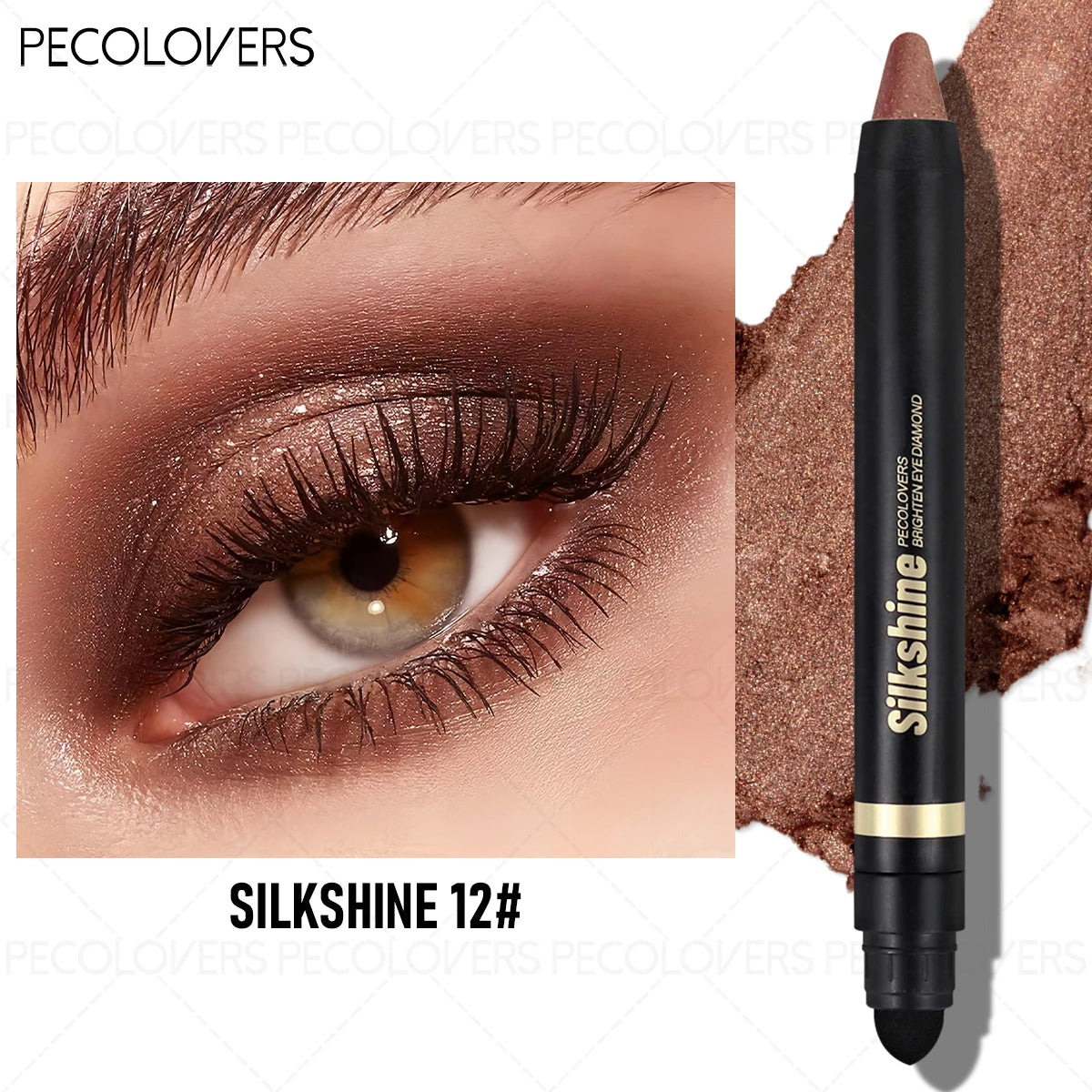 6PCS/SET 2 In 1 Double Head Eyeshadow Pencils,Water Resistant,Non Greasy Cream Formula,Rich Color Payoff,Glitter & Matte Dual Finishes,No Powder Fallout,Beginner Friendly Portable Eye Stick Set For Everyday Beauty Looks