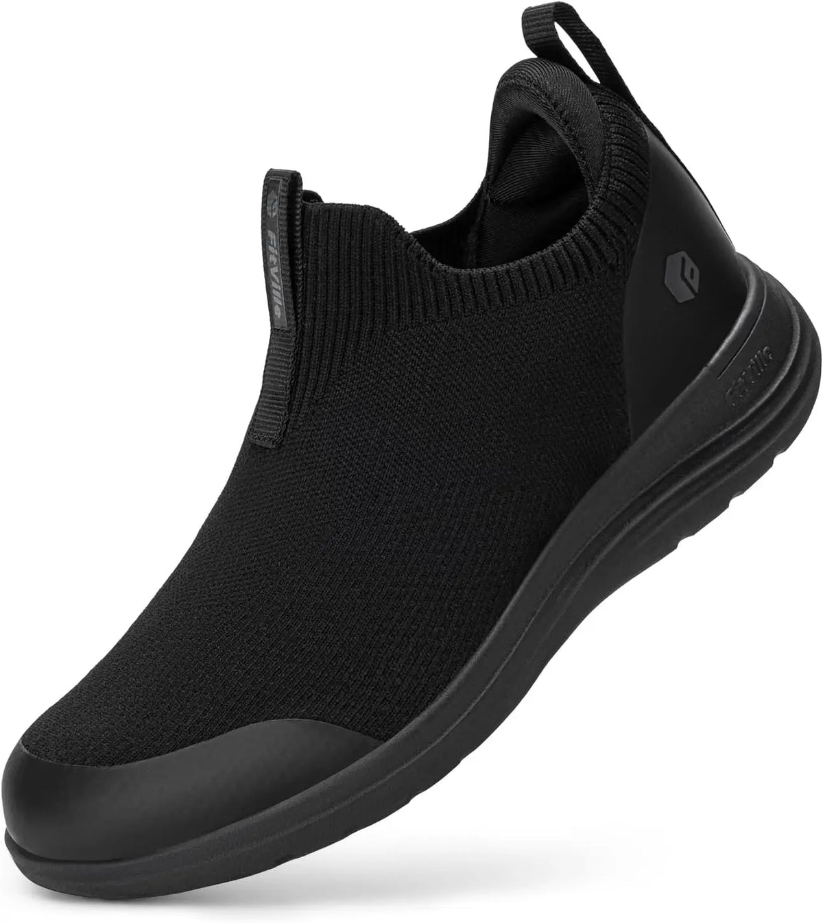 FitVille Women'S Wide Slip On Walking Sneakers With Roomy Fit For Fat Feet, Arch Support Comfort Casual Shoes For Daily Walking & Outdoor Use