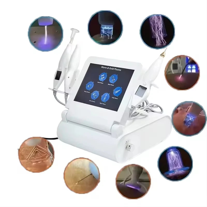 6 in 1 Cold Warm Eyelid Lifting Fibroblast Ozone Jet Plasma Pen Machine for Scar Removal Anti-Wrinkle Facial Treatment