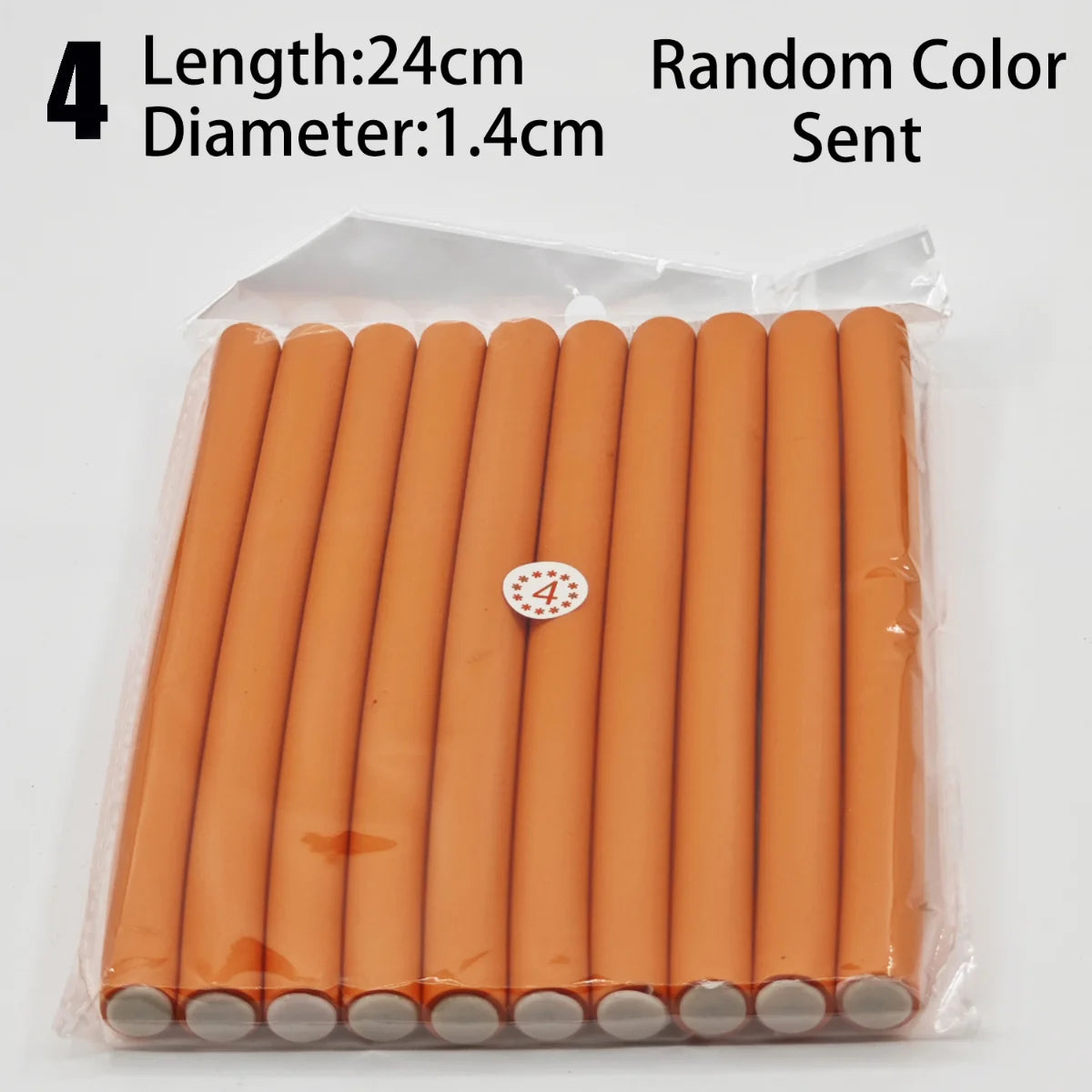 10pcs Flexible Hair Curling Rod Hair Curler Makers Soft Foam Bendy Twist Curls Flexi Rollers Styling Tools Hair Roller No Heat