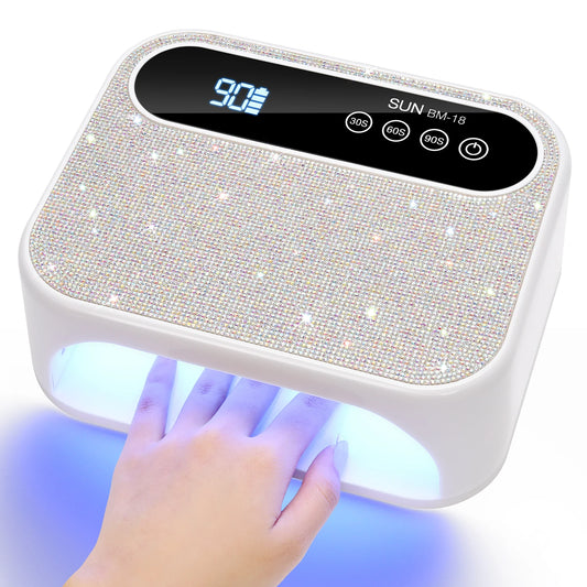 168W Rechargeable UV LED Nail Lamp Professional Dryer Cordless Gel Polish Drying Lamp For Manicure
