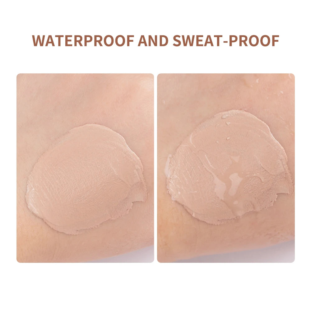 4 In 1 Color Changing Foundation Hydrating Moisturizing Long Lasting Waterproof Travel Full Coverage Makeup Base Smooth Natural Skin Tone Daily Facial Make Up Concealer Primer