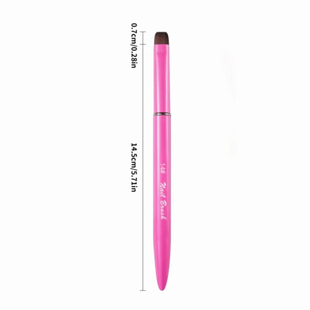 Three In One Nail Brush for Gel and Acrylic Cleaning