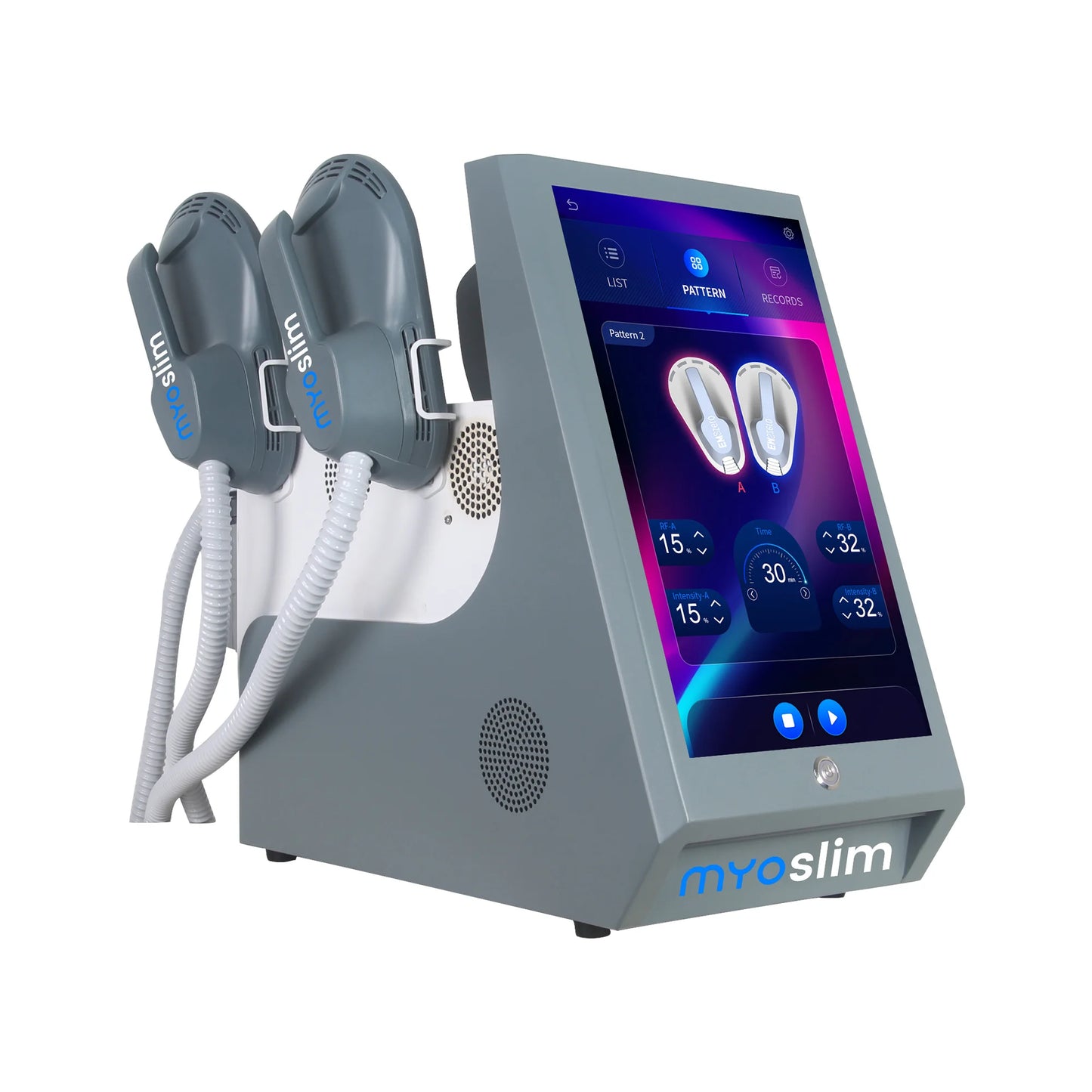 EMS MYOslim Body Sculpt Machine RF Sculpting Electromagnetic stimulate Body Slimming Machines Muscle Build  6500W 4 5 Handles