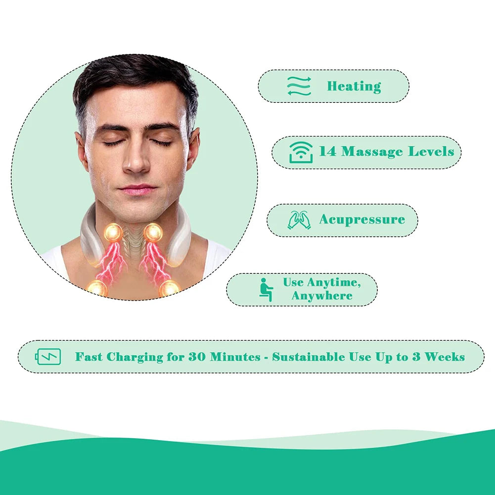 Portable Four Head Electric Vibration Back Massager For Comfort