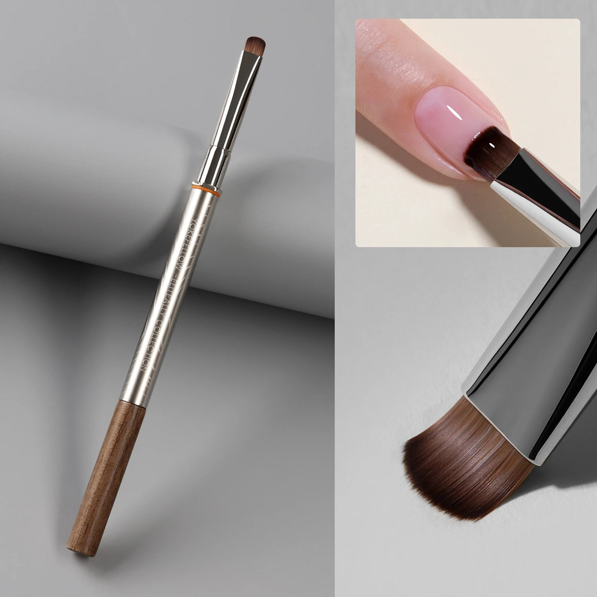 YOKEFELLOW Nail Art Brush Set With Interchangeable Gel Design Heads