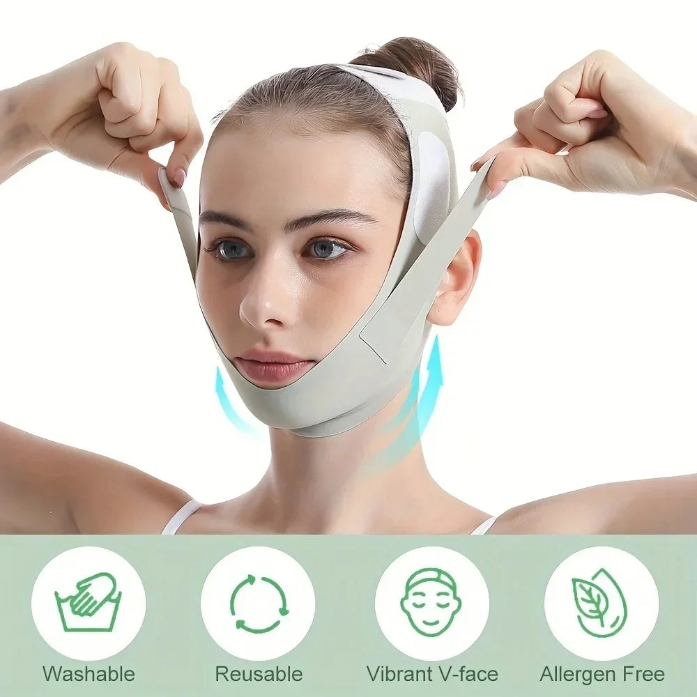Adjustable V Shape Face Lift Band for Facial Slimming Support