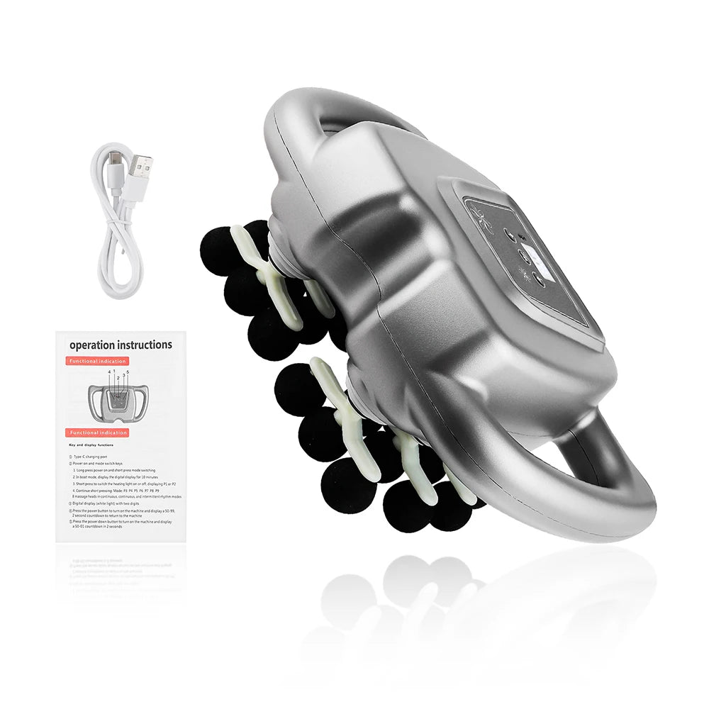 Foreverlily 24 Head Fascia Gun Offering High Frequency Vibration Massage