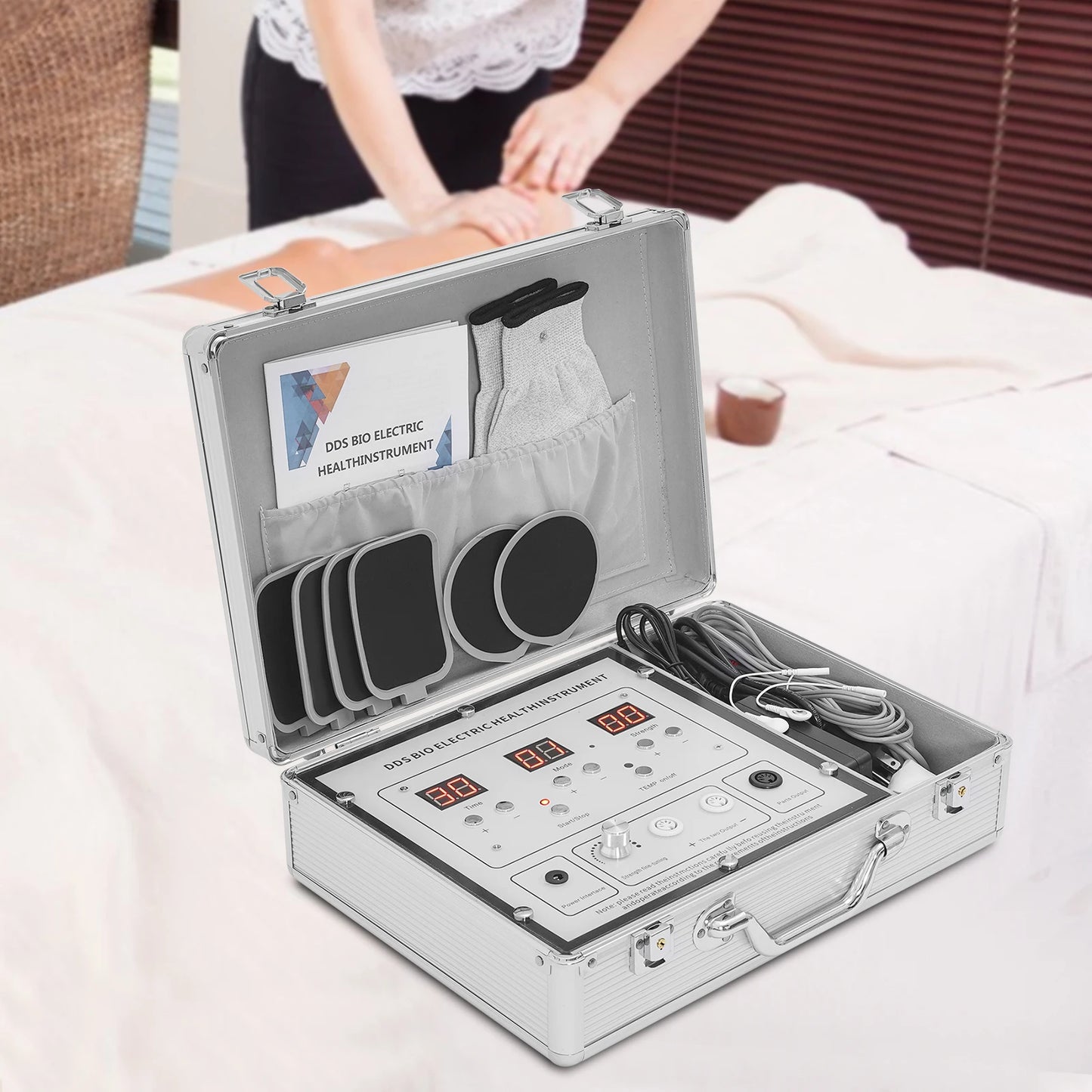 Bymaocar Bioelectric Massager Pulse Therapy Machine Traditional Meridian Massage