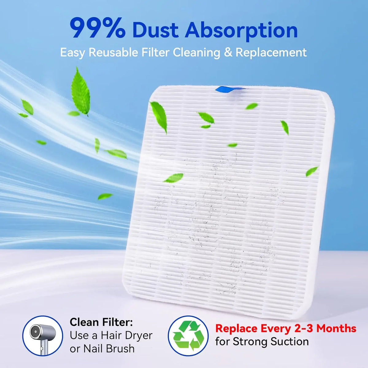 Makartt Professional Nail Dust Collector Adjustable Suction LED Display