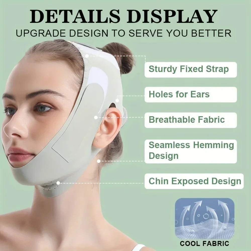 Adjustable V Shape Face Lift Band for Facial Slimming Support