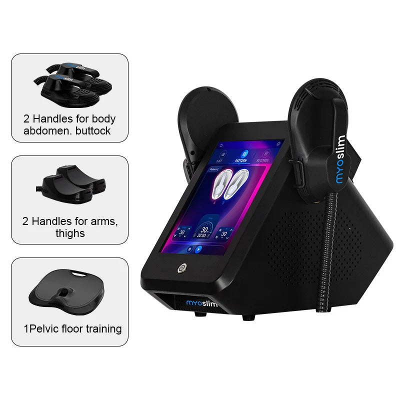 New RF MYOslim Sculpt Machine EMS Body Sculpting Weight Loss Massager Device Electromagnetic Fat Slimming Muscle Stimulation