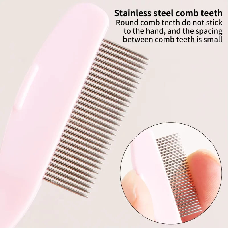 Folding Eyelash Separator Comb for Extensions and Eyebrow Grooming