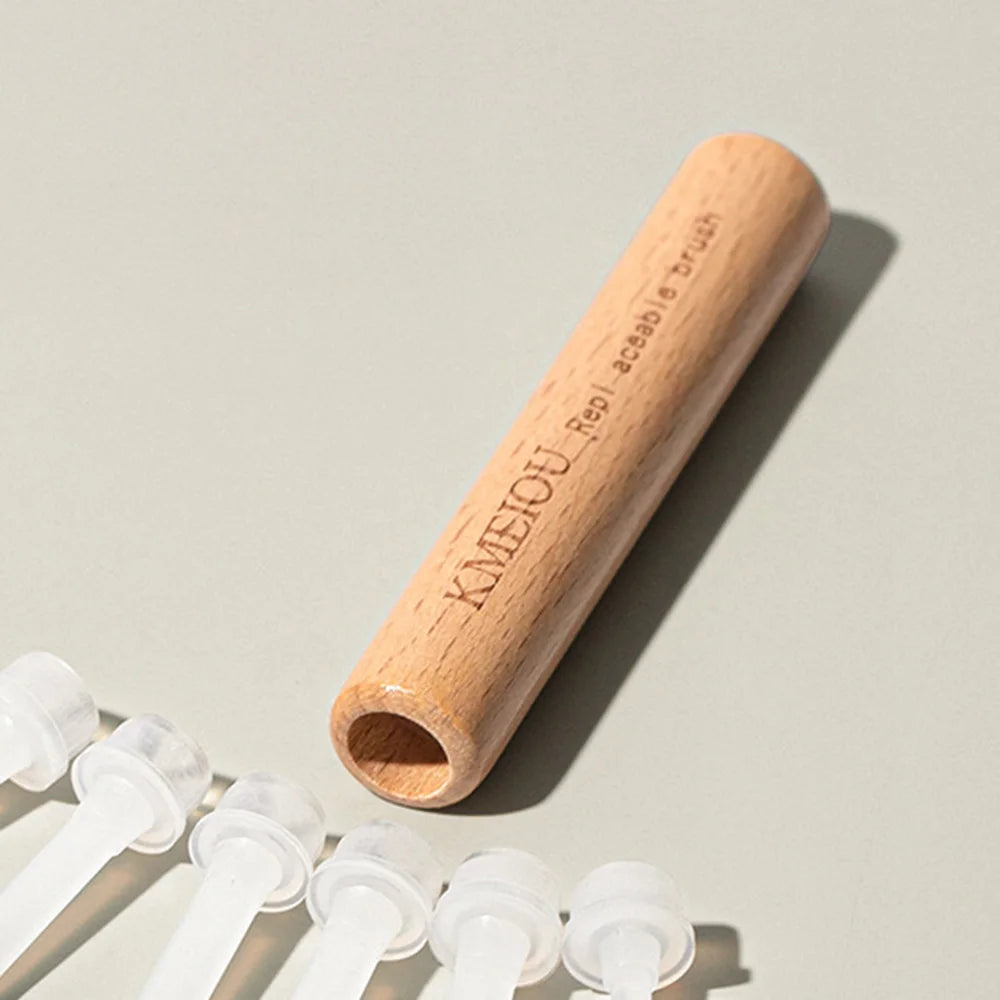 Disposable Nail Polish Brushes With Wooden Handles For Gel Polish