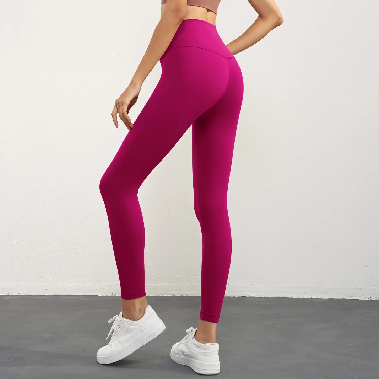 High Waist Yoga Leggings With Back Pocket For Women