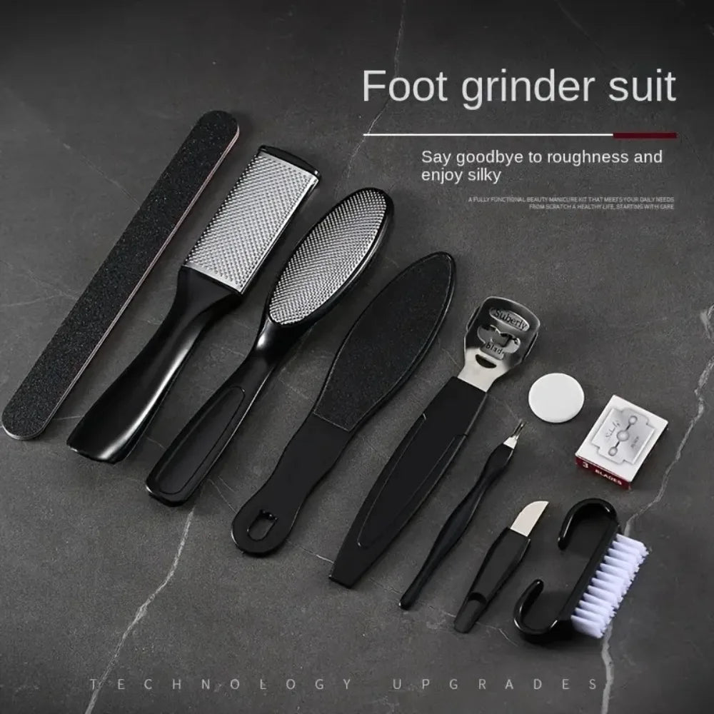 Professional Heavy-Duty Toenail Clipper Set for Ingrown & Thick Toenails,Smooth Feet with Stainless Steel Foot Care Tools