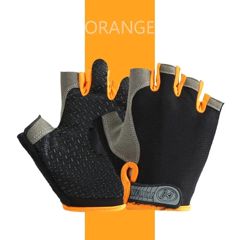 Breathable Anti-Slip Half Finger Gloves for Fitness Cycling Summer Gym Cycling Gloves for Men And Women Bicycle Riding Fishing