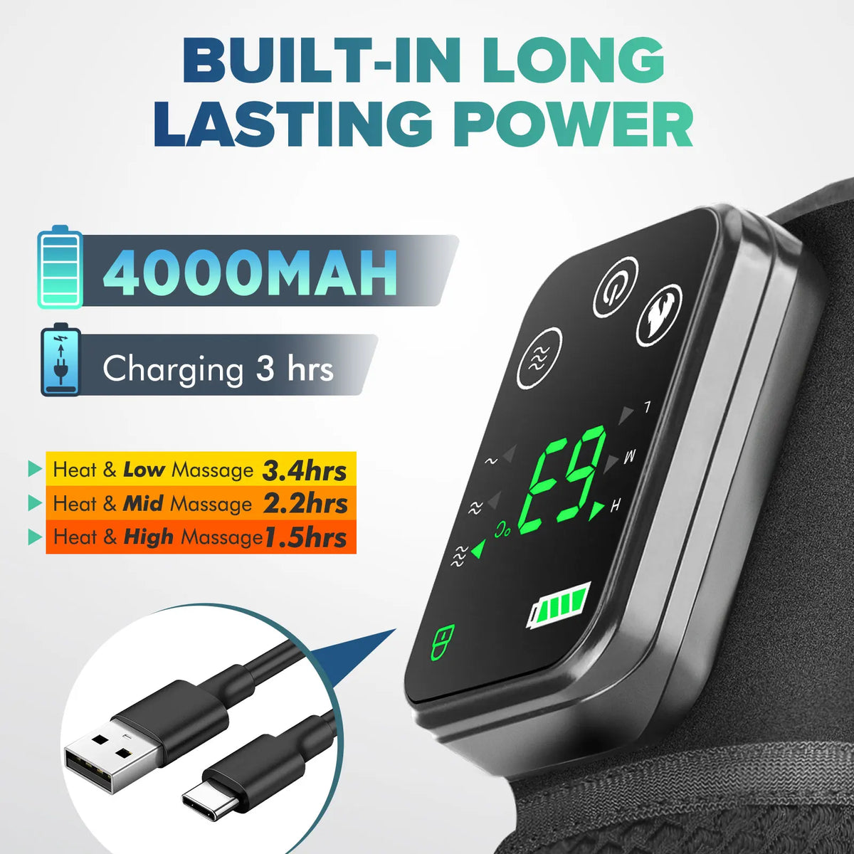 Intelligent Leg Electric Heating Knee Massage Device
