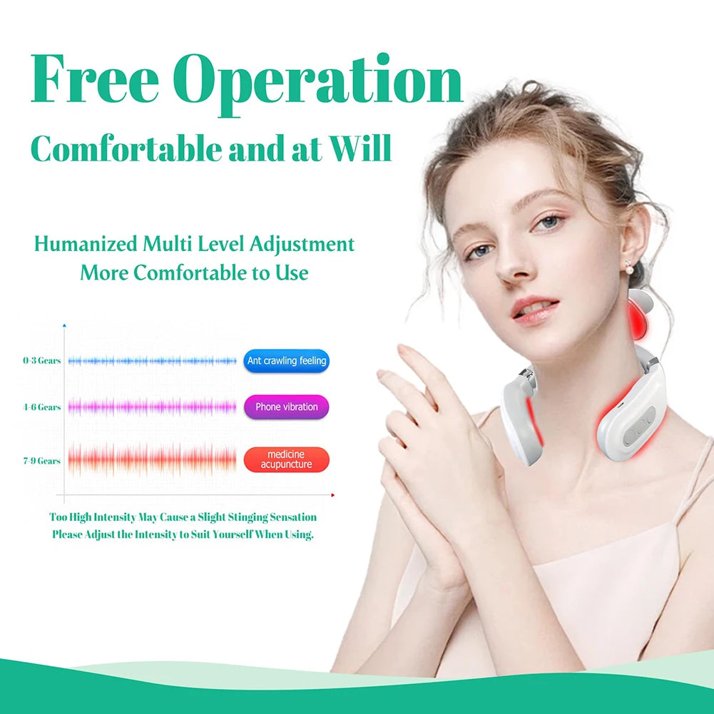 Portable Four Head Electric Vibration Back Massager For Comfort
