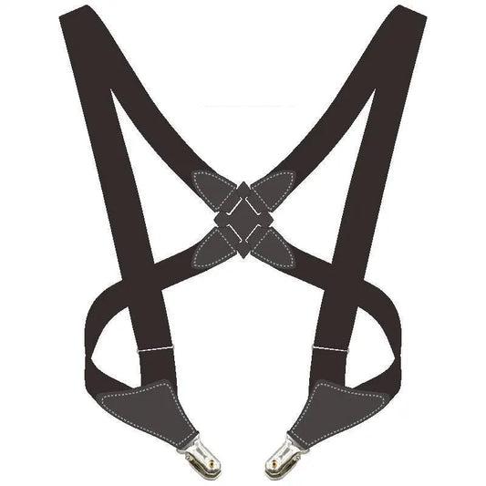 Mens Suspenders Fashion Side Clip Suspenders Durable Adjustable Elastic X Back Style Suspenders