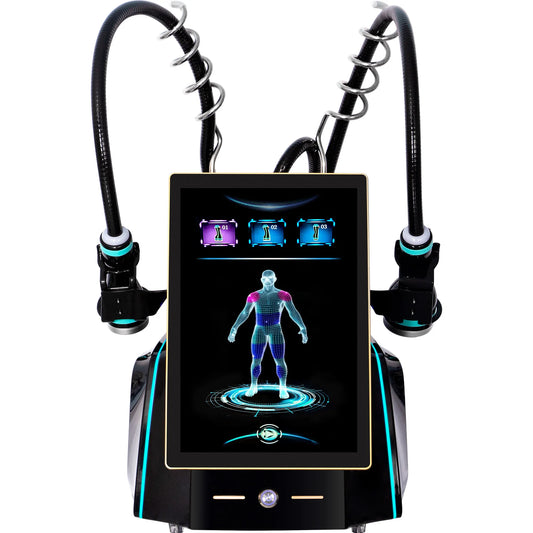 3‑in‑1 Non Invasive Ice Microwave Massage Slimming Machine Stretch Mark Removal Skin Tightening Fat Reduction Massage Device
