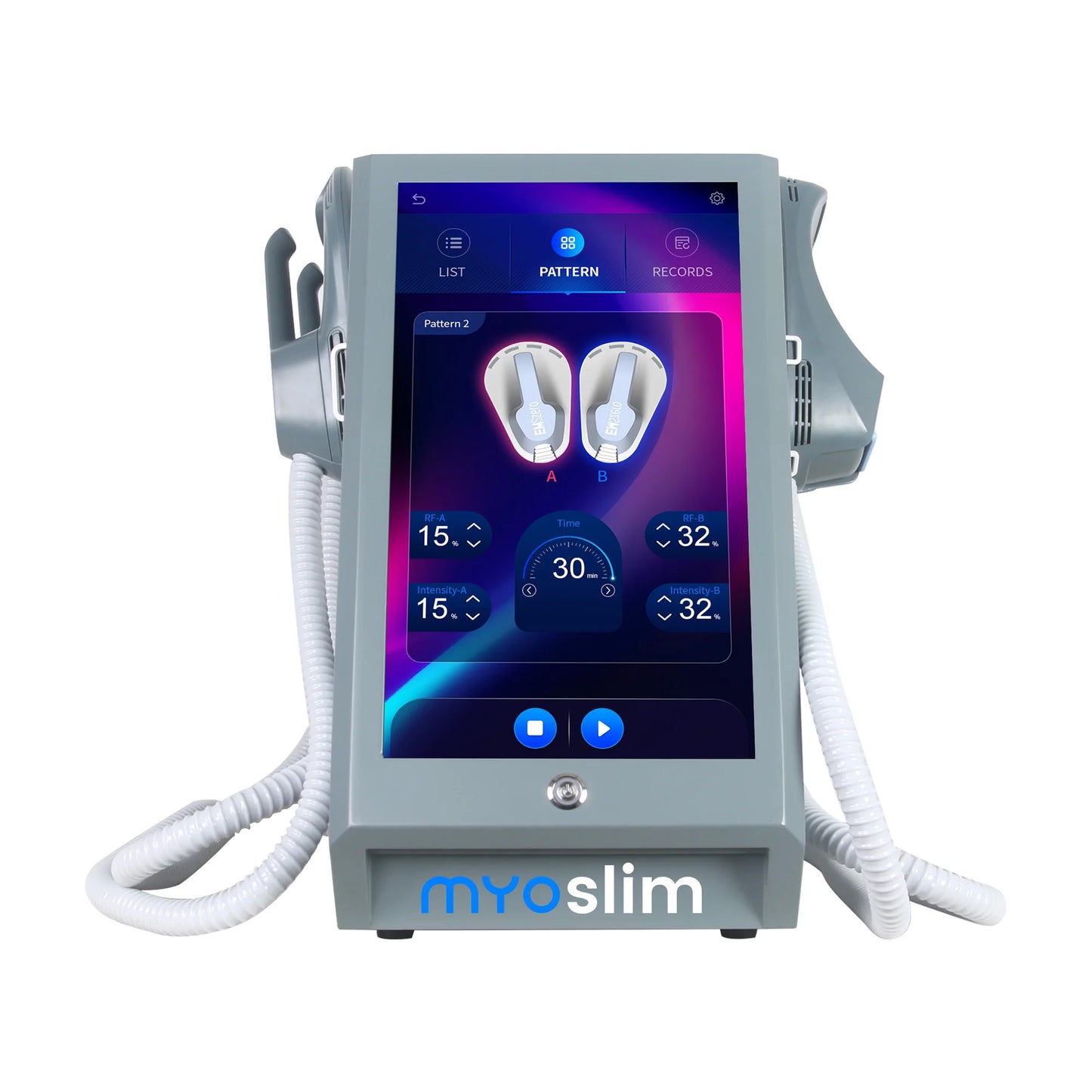 EMS MYOslim Body Sculpt Machine RF Sculpting Electromagnetic stimulate Body Slimming Machines Muscle Build  6500W 4 5 Handles